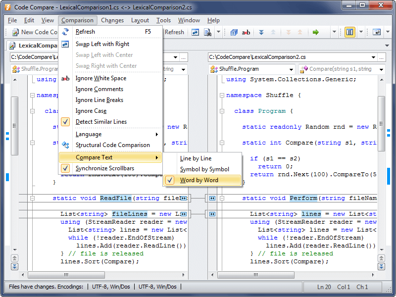 CodeCompare screenshot