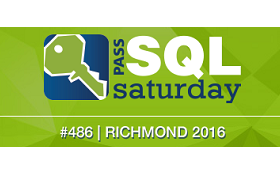 SQLSaturday #486 Richmond