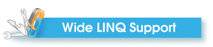 Wide LINQ Support
