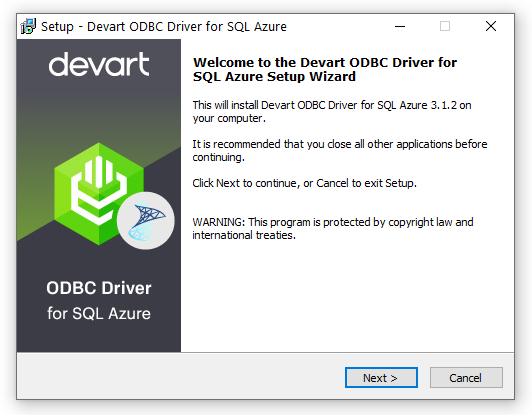 SQL Azure ODBC Driver by Devart screenshot
