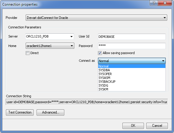 New connection modes in Entity Developer
