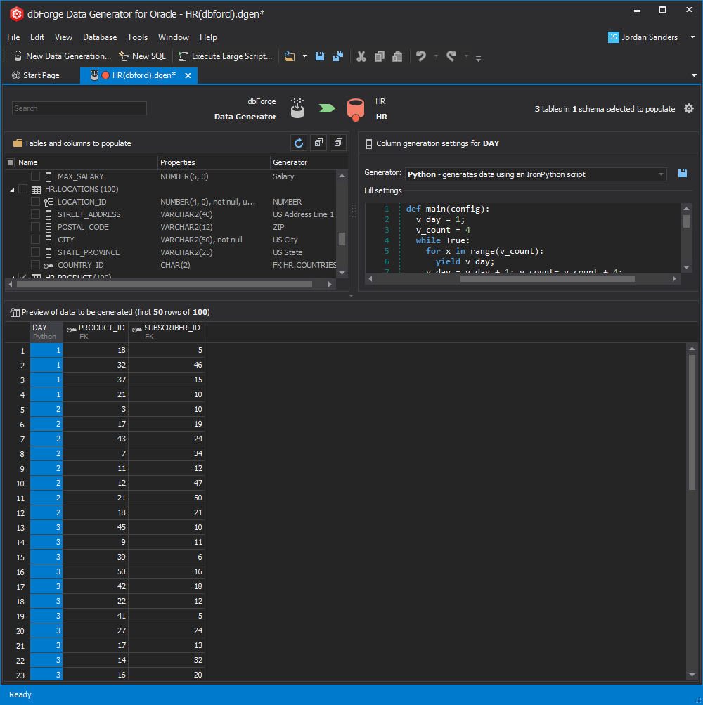 Data Generation Result