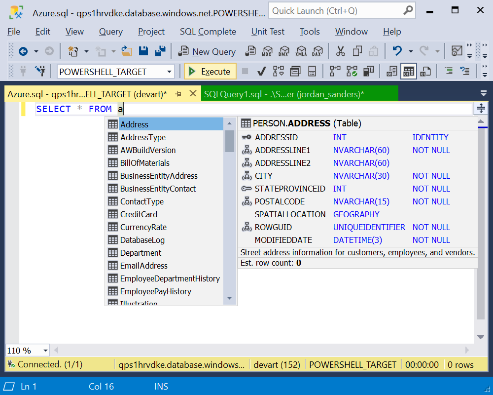 MS_Description extended property for Azure objects