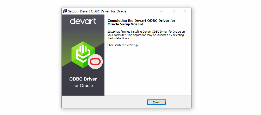 Installation des ODBC-Treibers für Windows abschließen