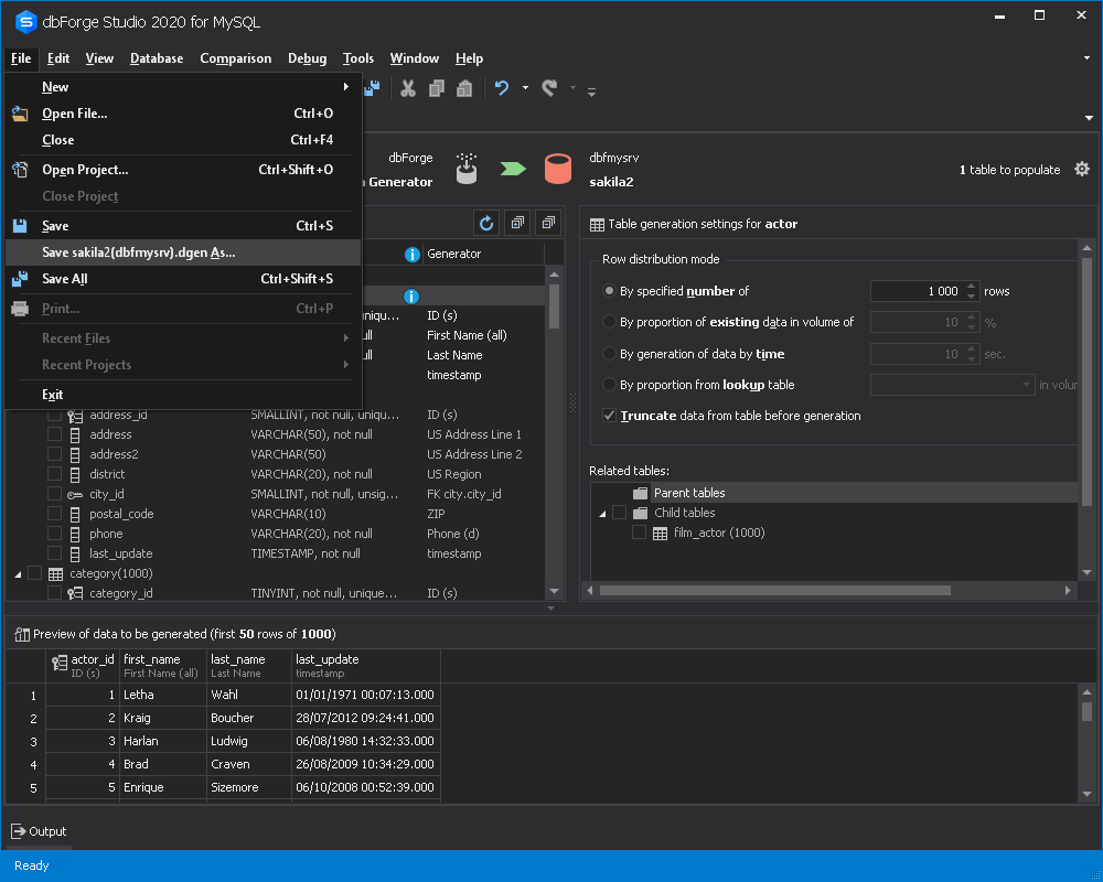 dbForge Studio for MySQL - automate DevOps