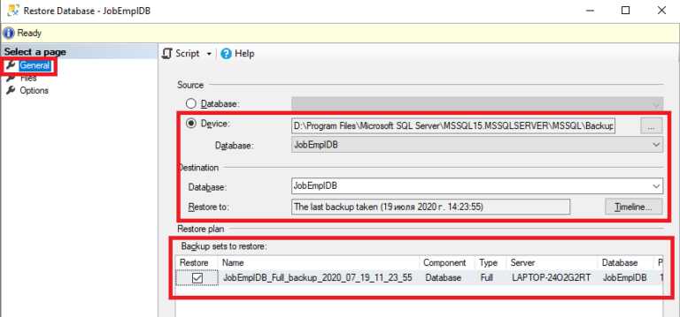 Restore SQL Server Database Backup Using T-SQL Script and SSMS - Devart ...