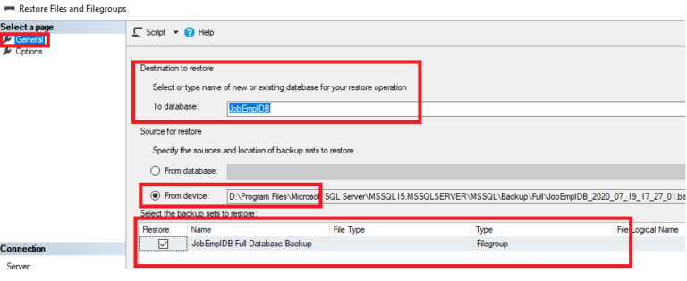 Restore SQL Server Database Backup Using T-SQL Script and SSMS - Devart ...