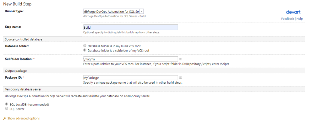 TeamCity CI/CD tutorial - configure build