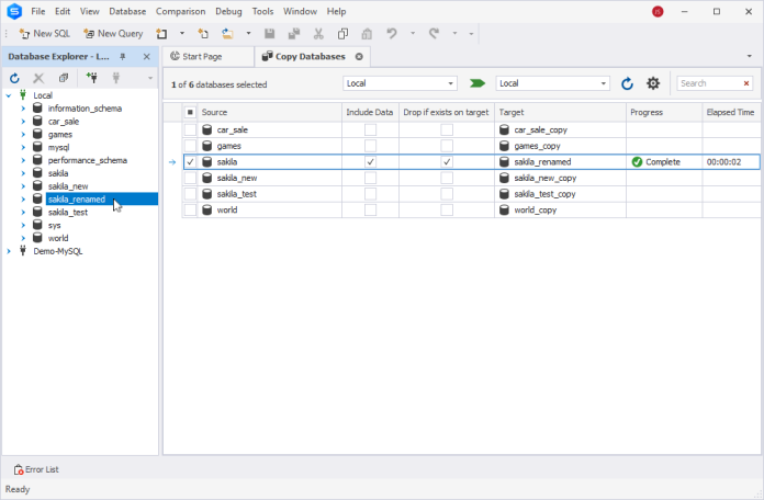 How to Rename a MySQL Database in 8 Easy Methods