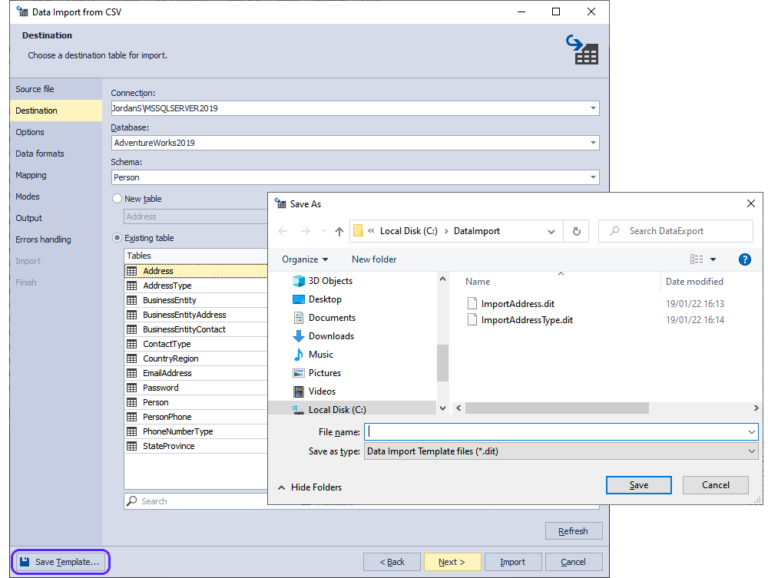 Import Multiple CSV Files into SQL Server - with Data Pump