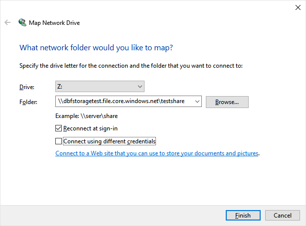 Map Network Drive