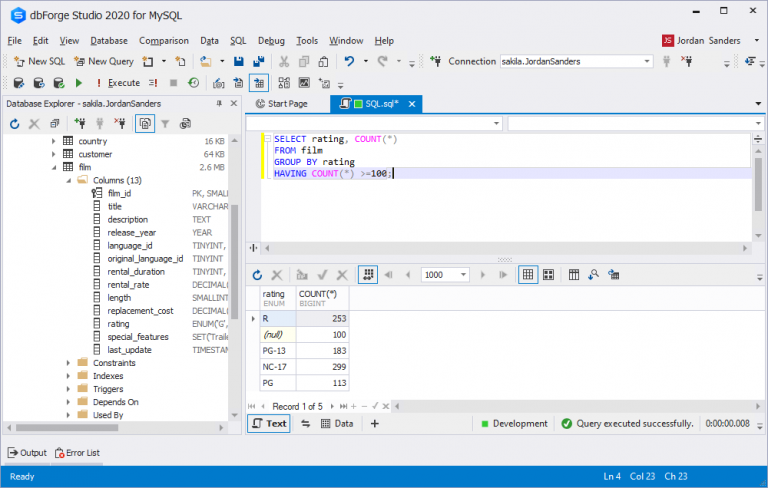 MySQL COUNT Function Explanation and Examples (2026)