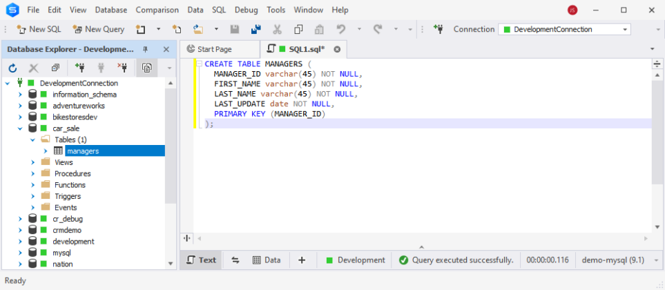 MySQL CREATE TABLE Statement: Query Syntax & Examples