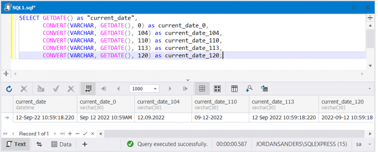 CONVERT Function in SQL Server - Examples and Alternatives
