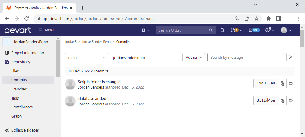 Git autocommit successful