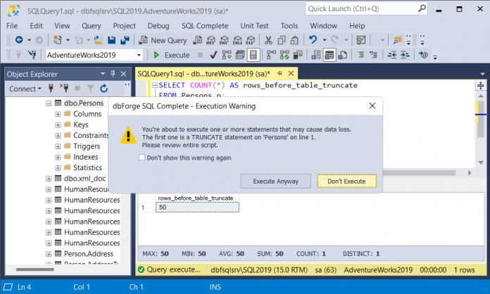 SQL TRUNCATE Statement: Syntax, Examples & Key Differences