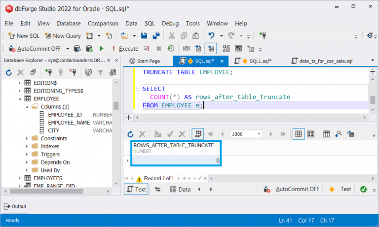 SQL TRUNCATE Statement: Syntax, Examples & Key Differences