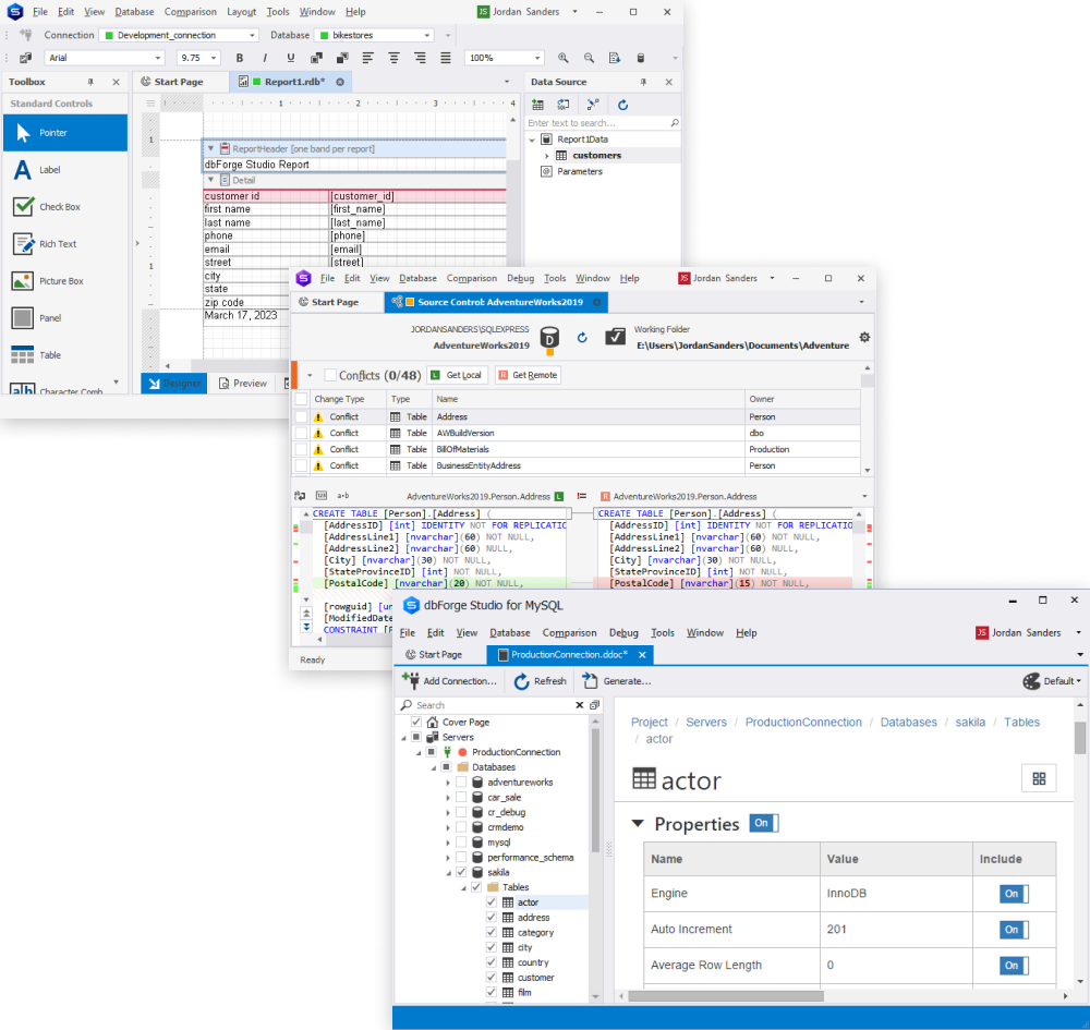dbForge Edge: Features