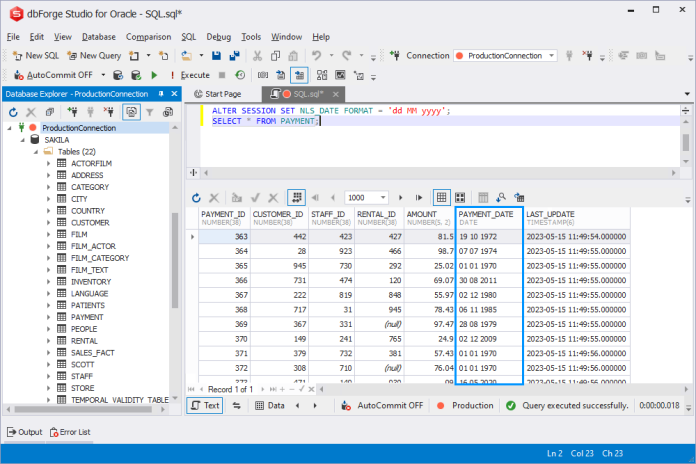 Oracle ALTER SESSION - Session Management and Configuration