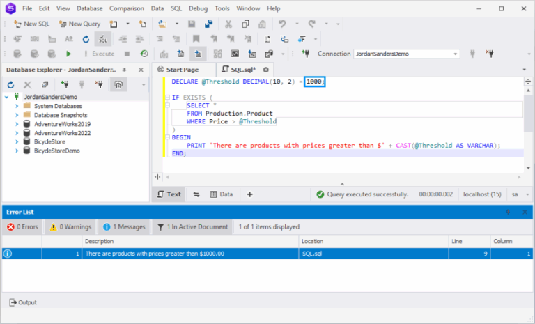 IF THEN Statement in SQL Server - From Basics to Advanced