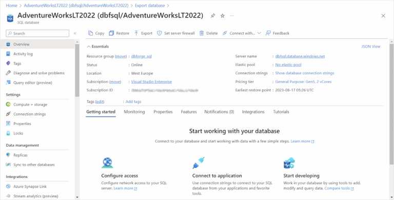 4 Ways to Export Data from Azure SQL Database
