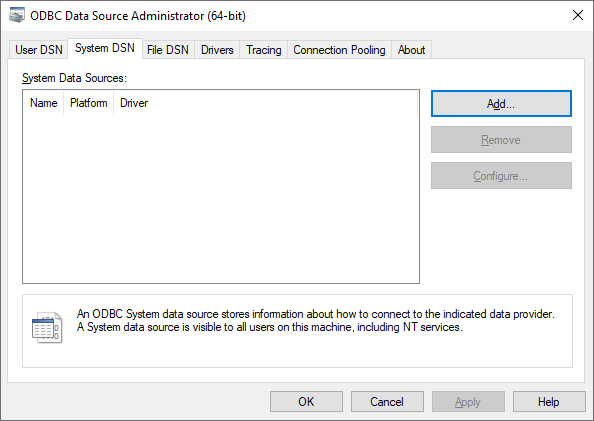 Add a new data source