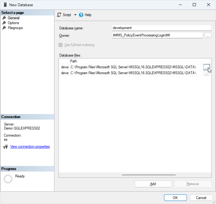 how to open a database in sql server? - geeksforgeeks... Create a database in SQL Server - 3 best methods