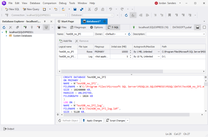 Instant file initialization in SQL Server – Boost your Database Performance