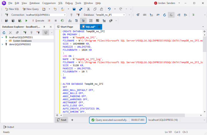 Instant file initialization in SQL Server – Boost your Database Performance