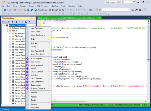 SSMS 20.x: What's New - Devart Blog