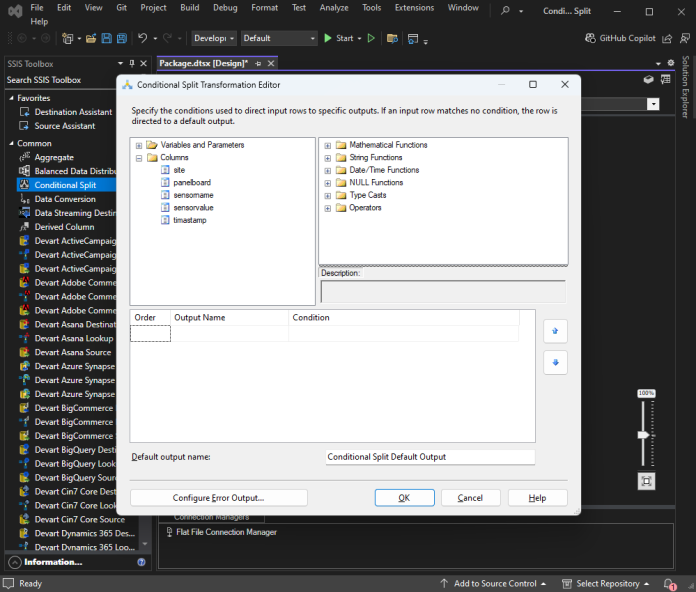 Conditional Split in SSIS — Guide for Developers