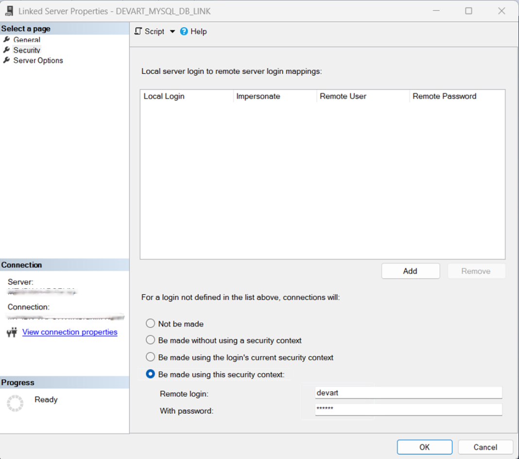 How to Configure a SQL Server Linked Server to Connect to MySQL