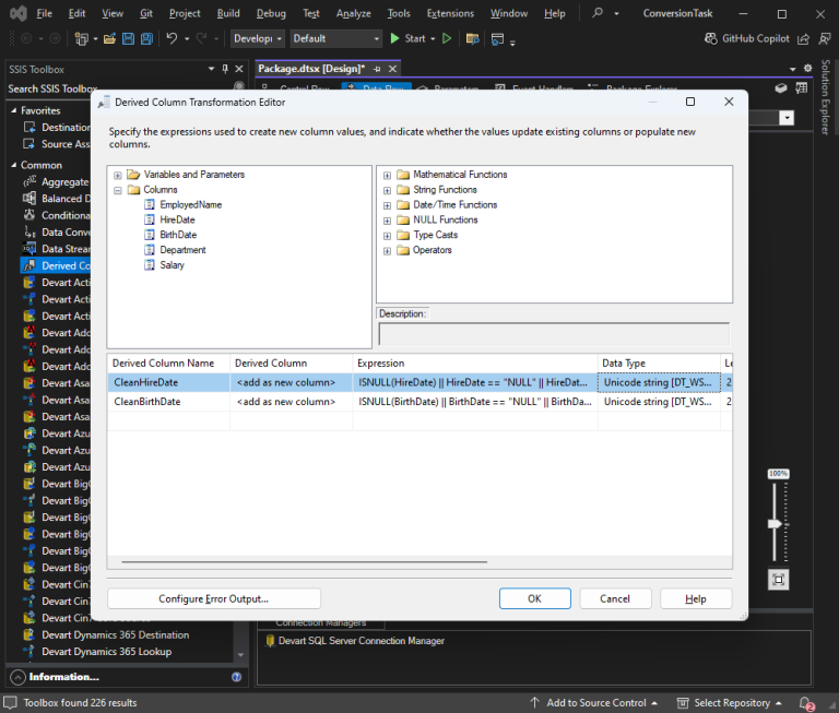How to Use Data Conversion Tasks in SSIS: A Step-by-Step Guide