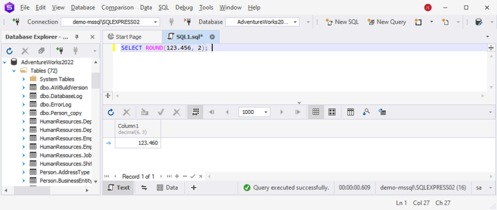 SQL Server ROUND Function Explained with Syntax and Real-World Examples