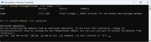 How to Install the SQL Server PowerShell Module
