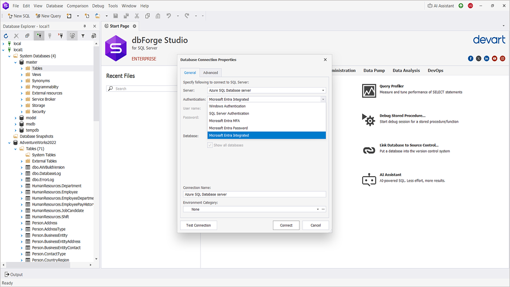 dbForge Studio for SQL Server