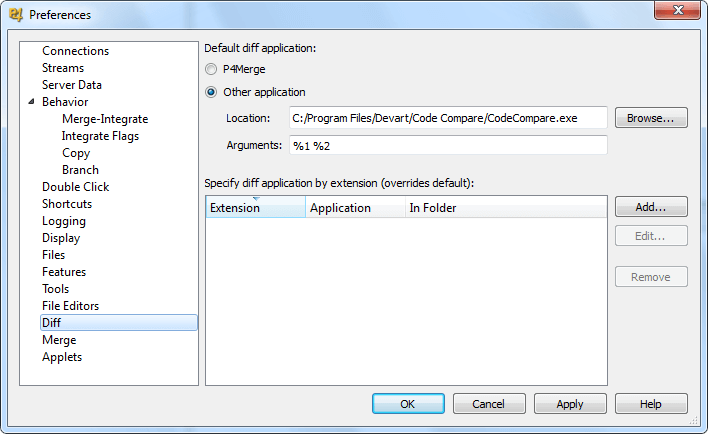 Perforce Diff Tool