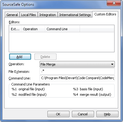 File merge - Visual Sourcesafe