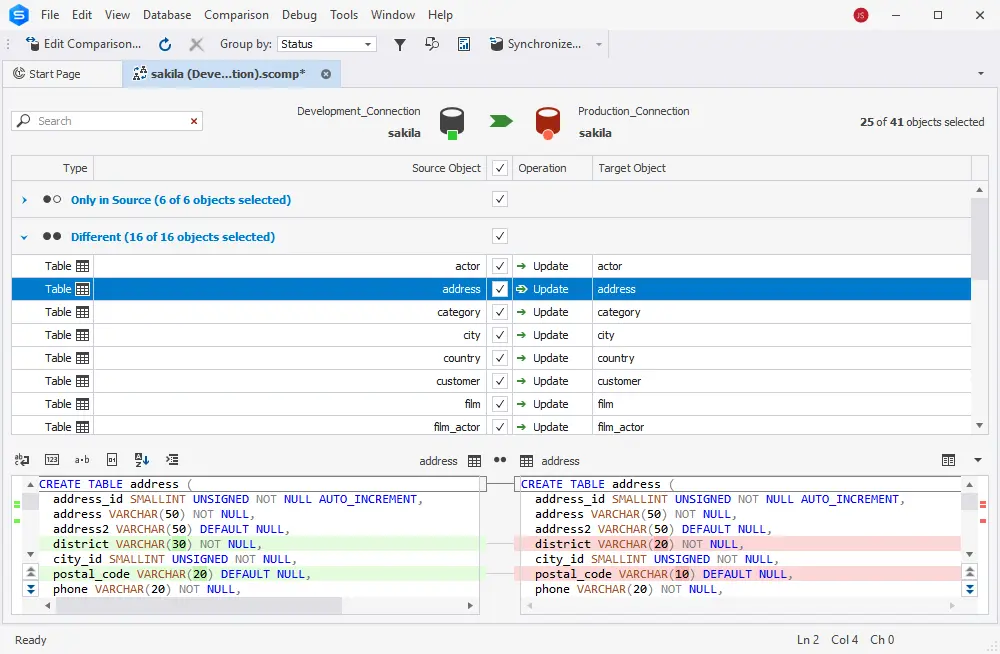 Best alternative to MySQL Workbench - Schema Compare