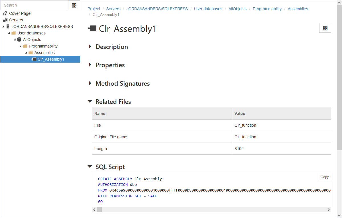 Generated Assembly Documentation