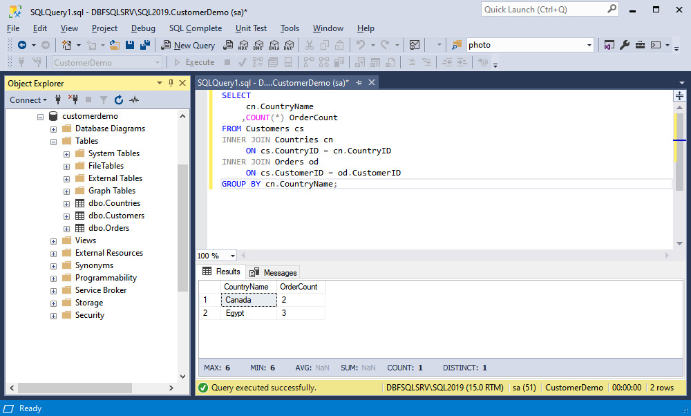 GROUP BY with INNER JOIN query in SQL Server