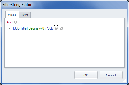 FilterString Editor
