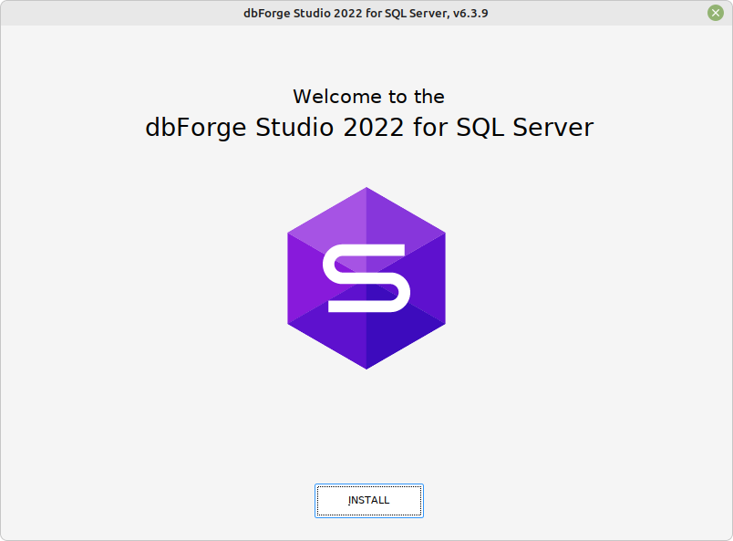 dbForge Studio installation