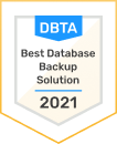 DBTA BEST DATABASE BACKUP SOLUTION 2021