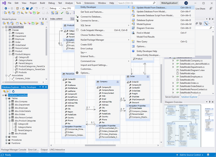 Entity Developer - ORM Designer with Visual Studio integration