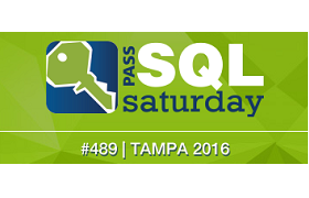 SQLSaturday Tampa 2016