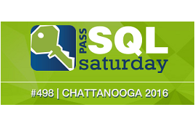 SQLSaturday #498 Chattanooga