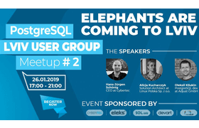 PostgreSQL Lviv User Group Meetup #2