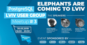 PostgreSQL Lviv User Group Meetup #3