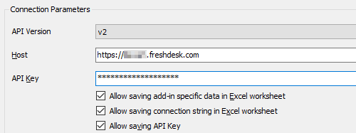 Excel Add In To Connect With Freshdesk
